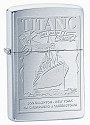 Zippo Titanic Brushed Chrome #200TI801 Lighter