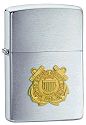 Zippo Coast Guard Emblem Brushed Chrome #280CG Lighter