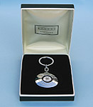 Round Compass Key Ring in Gift Box