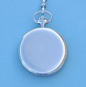 Back of Dalvey Full Hunter Stainless Steel Pocket Watch