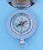 Dalvey Voyager Liquid Damped Pocket Compass with Rotating Bezel