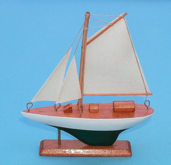 Gaff Rigged Sloop Ships Model and Refrig. Magnet