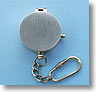 Brushed Large Pocket Compass Key Chain