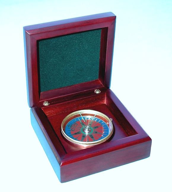 Mahogany Compass