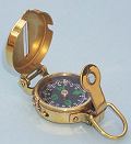 Brass Military Lensatic Compass