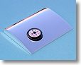 Silver Plated Airfoil Compass Paperweight Ruler
