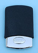 Dalvey 2-piece Stainless Steel and Leather Card Case