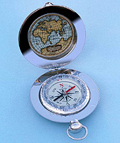 Dalvey Large Classic Voyager Liquid Damped Pocket Compass