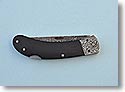 Damascus Lock Back Pocket Knife