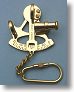 Brass Sextant Key Chain