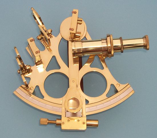 Stanley London British Captain's Brass Sextant