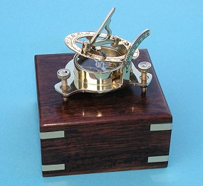 Regular Sundial Compass w/ Case